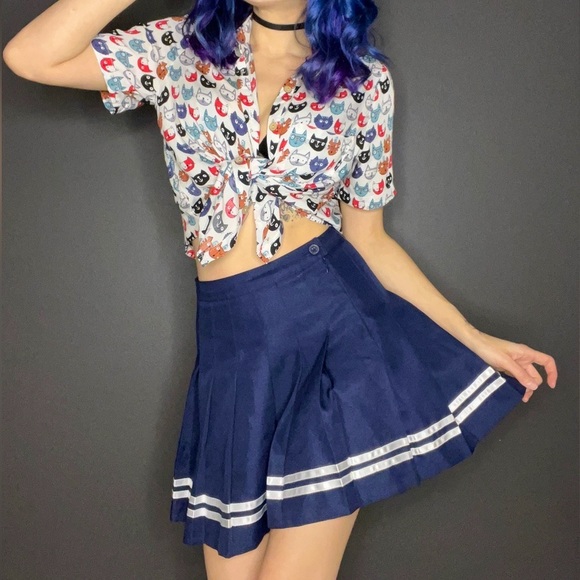 Cute Cropped Kitten Collar Top - Picture 5 of 6